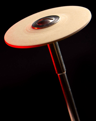 Полир для финишной обработки керамики в форме линзы 25х1-2х1,6 мм